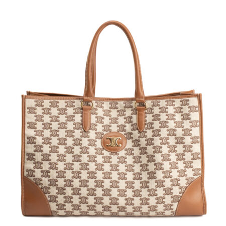 Celine Horizontal Cabas Tote Triomphe